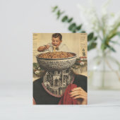 Spaghetti Jongenscollage Briefkaart (Staand voorkant)