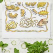 Spaghetti keukenhanddoek (Gevouwen)