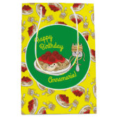 Spaghetti Kids Verjaardagsfeest Medium Cadeauzakje (Voorkant)