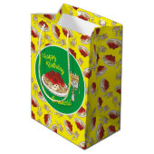 Spaghetti Kids Verjaardagsfeest Medium Cadeauzakje (Achterkant Gekanteld)