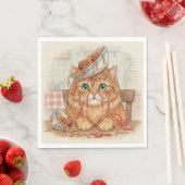 Spaghetti Kitty, Oranje, Servetten (Insitu)