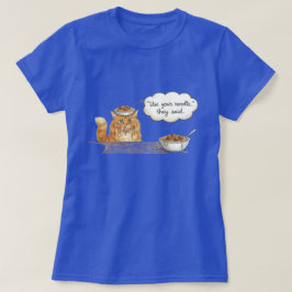 Spaghetti Kitty, Oranje, T-Shirt