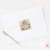 Spaghetti Kitty, Wit, Stickers (Envelop)