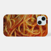 Spaghetti Leren Liefhebben iPhone 15 Case (Achterkant horizontaal)