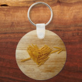 Spaghetti Love Sleutelhanger (Voorkant)