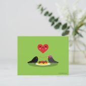 Spaghetti Meatball Romantic Date Briefkaart (Staand voorkant)