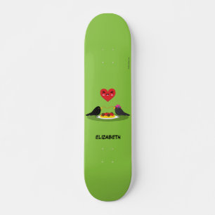 Spaghetti Meatball Romantic Date   Jouw namen toev Persoonlijk Skateboard