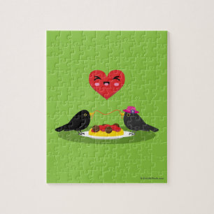 Spaghetti Meatball Romantic Date Legpuzzel