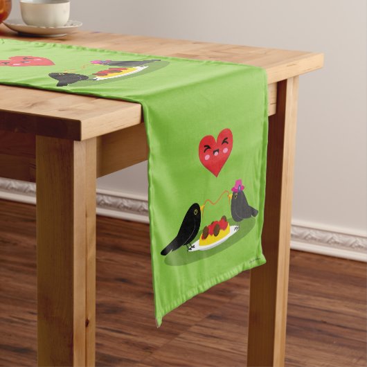 Spaghetti Meatball Romantic Date Medium Tafelloper (Voorbeeld)