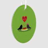 Spaghetti Meatball Romantic Date Ornament (voorkant)