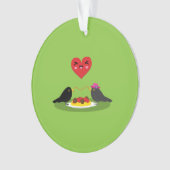 Spaghetti Meatball Romantic Date Ornament (voorkant)