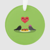 Spaghetti Meatball Romantic Date Ornament (voorkant)