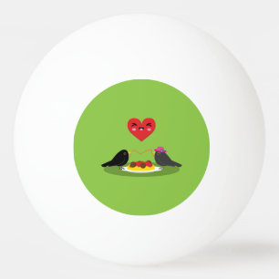 Spaghetti Meatball Romantic Date Pingpongbal