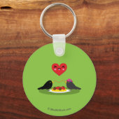 Spaghetti Meatball Romantic Date Sleutelhanger (Voorkant)