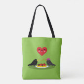 Spaghetti Meatball Romantic Date Tote Bag (Achterkant)