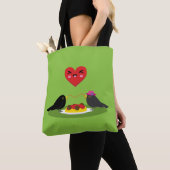 Spaghetti Meatball Romantic Date Tote Bag (Dichtbij)