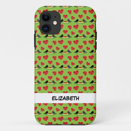 Spaghetti Meatballen Romantic Date Pattern | Voeg Case-Mate iPhone Case (Achterkant)