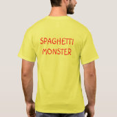 spaghetti monster t-shirt (Achterkant)