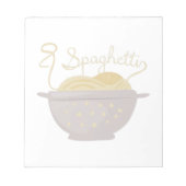 Spaghetti Notitieblok (Voorkant)