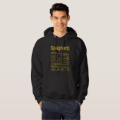 Spaghetti Nutrition Feit Thanksgiving Kerstmis Hoodie (Voorkant volledig)