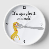 Spaghetti O'Clock leuke food graphic (Voorkant)