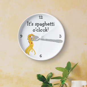 Spaghetti O'Clock leuke food graphic