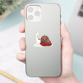 Spaghetti Ontmoet Ballen Sticker (Telefoon)