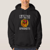 Spaghetti ontwerp voor mannen vrouwen Kinder Itali Hoodie (Voorkant)