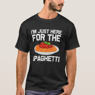 Spaghetti-ontwerp voor mannen vrouwen kinderen Ita T-shirt