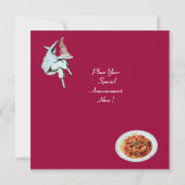 SPAGHETTI PARTIJ, ITALIAANSE KITCHEN-diner, brunch Kaart (Achterkant)