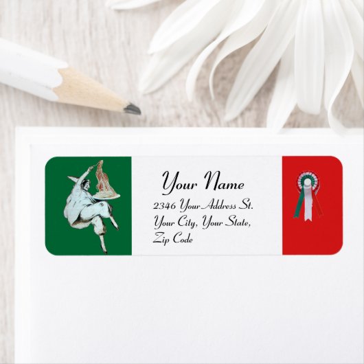 SPAGHETTI-PARTIJ ITALIAANSE KITCHEN, RESTAURANT gr Etiket (Insitu)