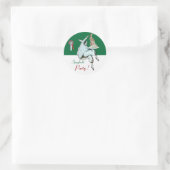 SPAGHETTI-PARTIJ ITALIAANSE KITCHEN, RESTAURANT gr Ronde Sticker (Tas)