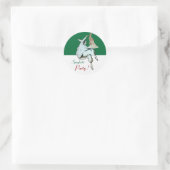 SPAGHETTI-PARTIJ ITALIAANSE KITCHEN, RESTAURANT gr Ronde Sticker (Tas)