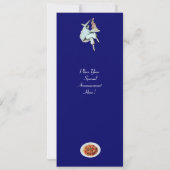 SPAGHETTI PARTIJ, ITALIAANSE KITCHEN rood diner Kaart (Achterkant)