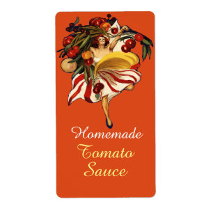 SPAGHETTI PARTY DANCE, ITALIAN KITCHEN TOMATO SAUC ETIKET