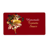 SPAGHETTI PARTY DANCE, ITALIAN KITCHEN TOMATO SAUC ETIKET (Voorkant)