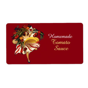 SPAGHETTI PARTY DANCE, ITALIAN KITCHEN TOMATO SAUC ETIKET