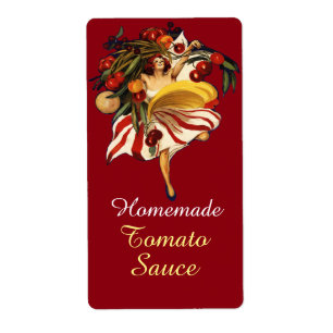 SPAGHETTI PARTY DANCE, ITALIAN KITCHEN TOMATO SAUC ETIKET
