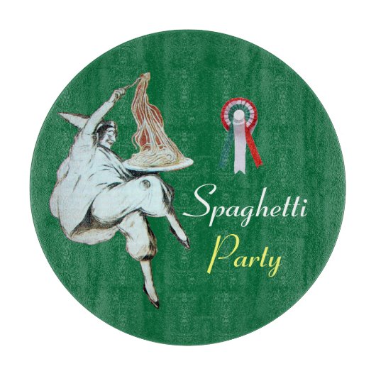 SPAGHETTI PARTY ITALIAANSE KEUKEN, RESTAURANT, Gro Snijplank (Voorkant)