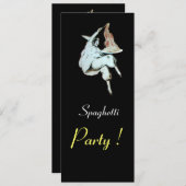 SPAGHETTI PARTY, ITALIAN KITCHEN red diner, brunch Kaart (Voorkant / Achterkant)