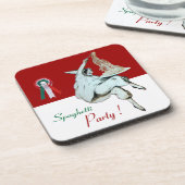 SPAGHETTI PARTY ITALIAN KITCHEN, RESTAURANT DRANKJES ONDERZETTER (Linkerzijde)