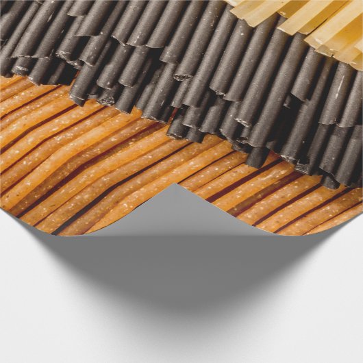 Spaghetti Pasta Cadeaupapier (Hoek)