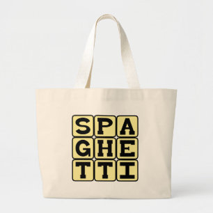 Spaghetti, Pasta Friend of the Meatball Grote Tote Bag