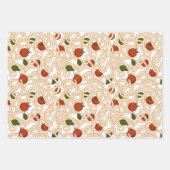 Spaghetti pasta Italiaans voedsel met tomaat Inpakpapier Vel (Voorkant 2)