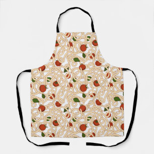 Spaghetti pasta Italiaans voedsel met tomaat Schort