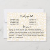 Spaghetti pasta saus koken kookboek recept kaart (Achterkant)