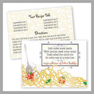 Spaghetti pasta saus koken kookboek recept kaart