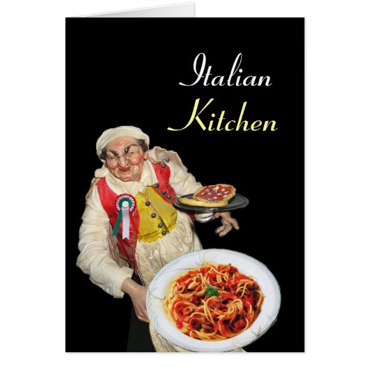 SPAGHETTI & PIZZA PARTY RESTAURANT black white red (Voorkant)