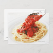 Spaghetti Pomodoro Briefkaart (Voorkant / Achterkant)