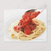 Spaghetti Pomodoro Briefkaart (Voorkant)